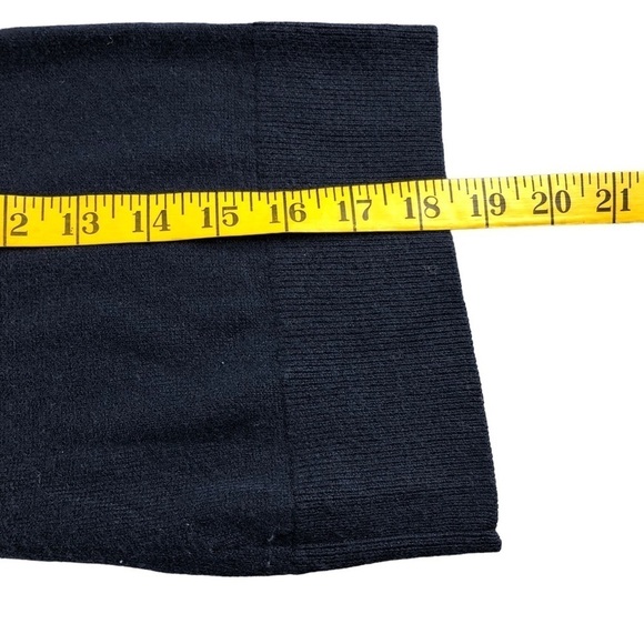 Loft Womens Small Blue Wrap Bell Sleeve Open Front Cardigan Sweater - Picture 8 of 11